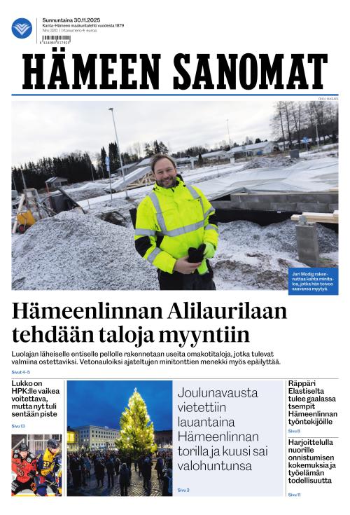 Hämeen Sanomat 30.11.2025