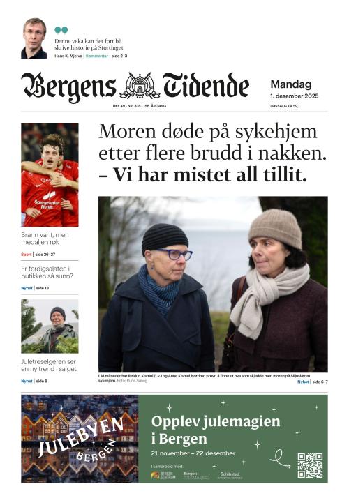 Bergens Tidende (NO) 1.12.2025