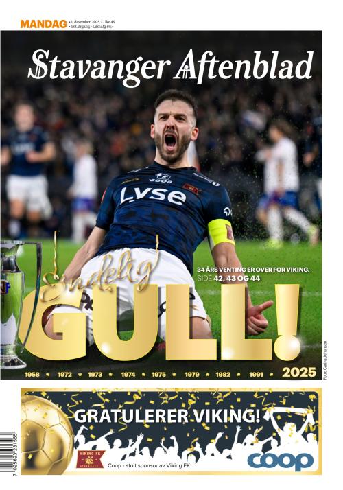 Stavanger Aftenblad (NO) 1.12.2025