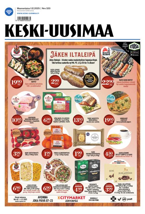 Keski-Uusimaa 1.12.2025