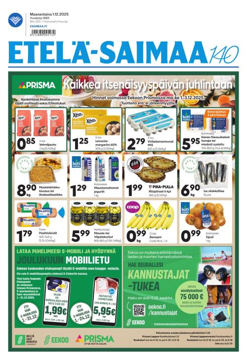 Etelä-Saimaa 1.12.2025