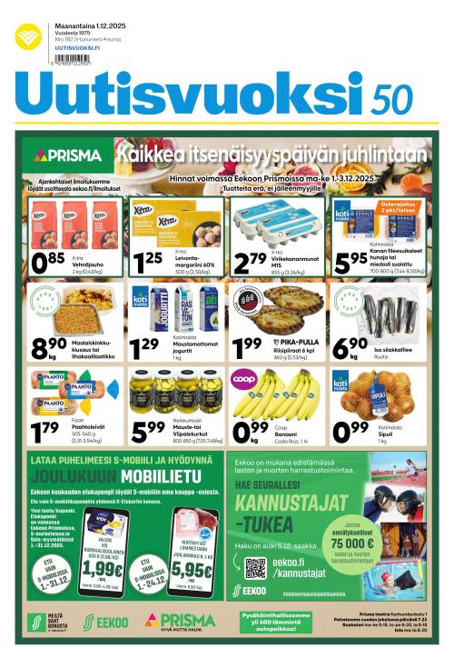 Uutisvuoksi 1.12.2025