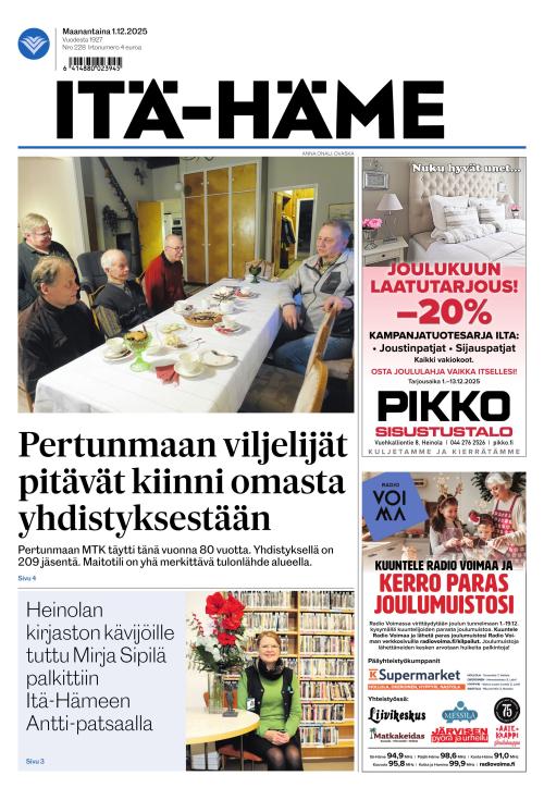 Itä-Häme 1.12.2025