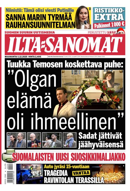 Ilta-Sanomat 1.12.2025