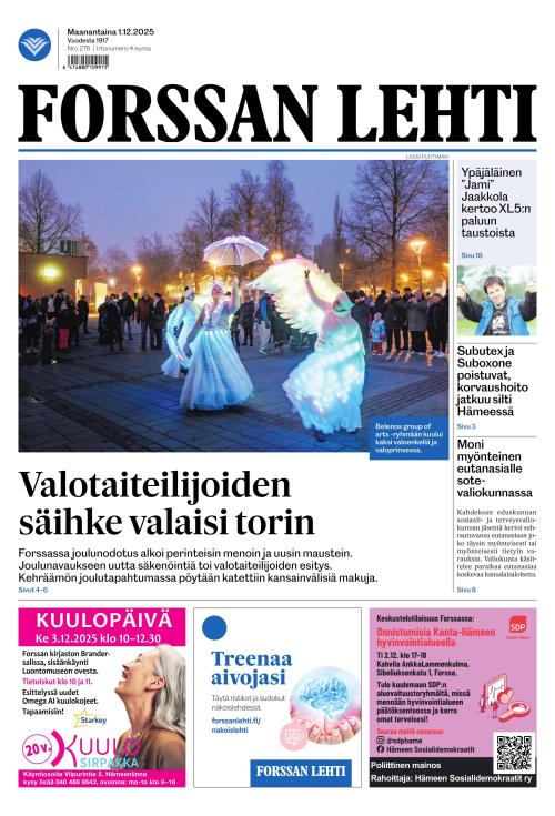 Forssan Lehti 1.12.2025