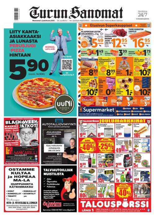 Turun Sanomat 1.12.2025