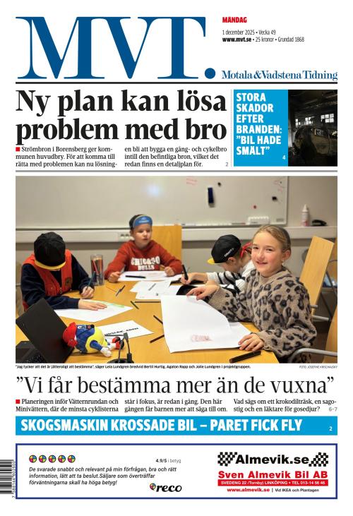 Motala Vadstena Tidning 1.12.2025