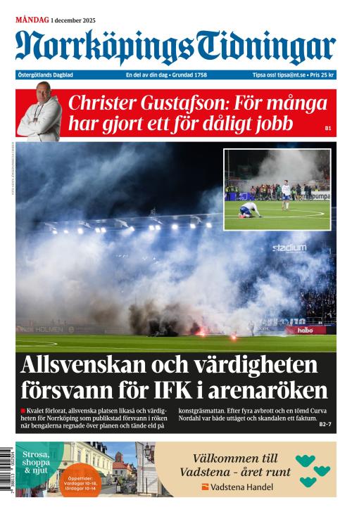 Norrköpings Tidningar 1.12.2025