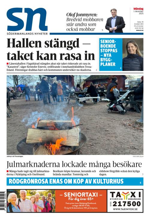 Södermanlands Nyheter 1.12.2025