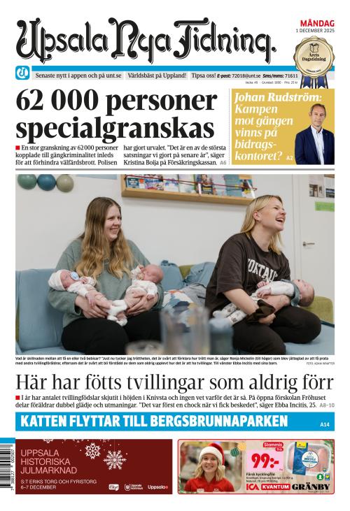 Upsala Nya Tidning 1.12.2025