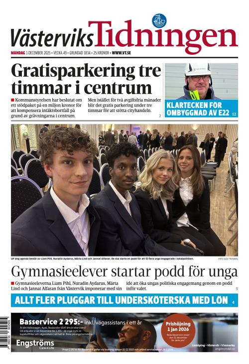 Västerviks-Tidningen 1.12.2025