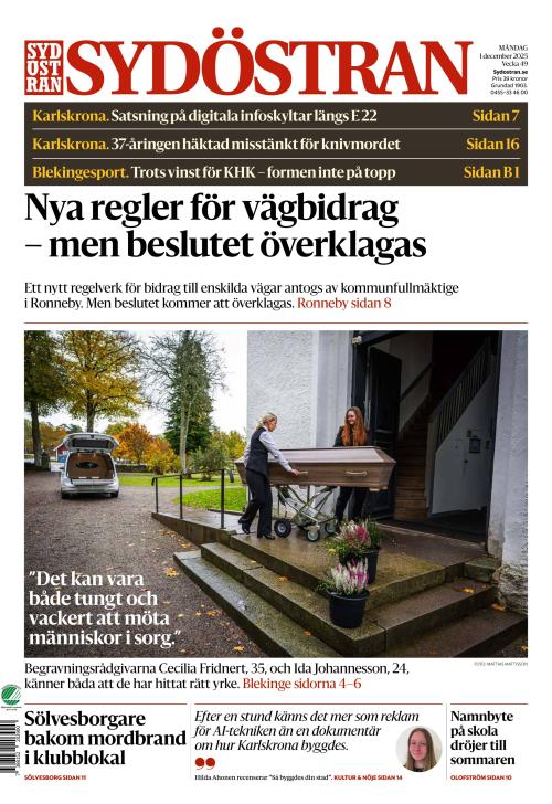 Sydöstran 1.12.2025