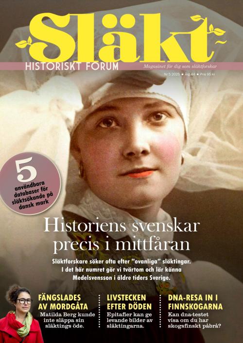 Släkthistoriskt Forum 5/2025