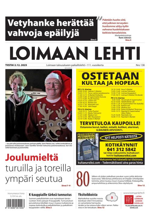 Loimaan Lehti 2.12.2025