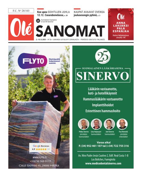 Olé Sanomat (Suomalainen Espanjassa-lehti) 26/2025