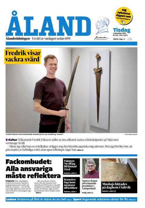 Ålandstidningen 2.12.2025