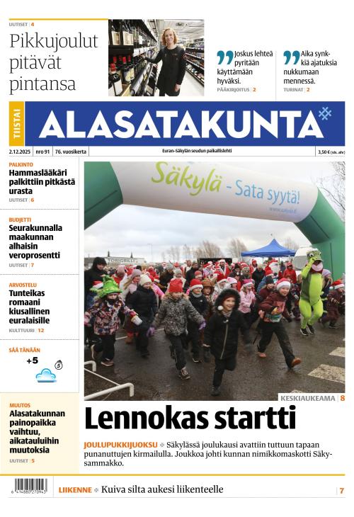Alasatakunta 2.12.2025
