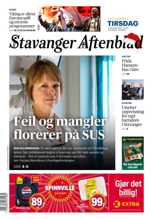 Stavanger Aftenblad (NO) 2.12.2025