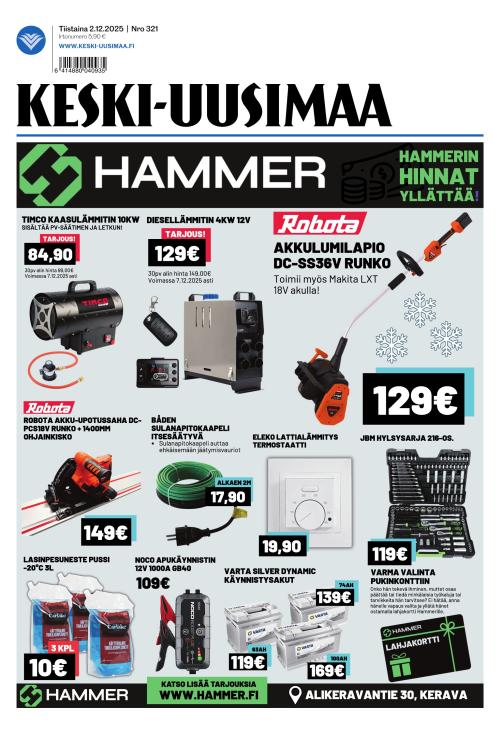 Keski-Uusimaa 2.12.2025