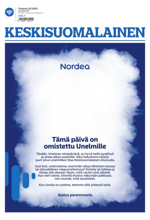 Keskisuomalainen 2.12.2025