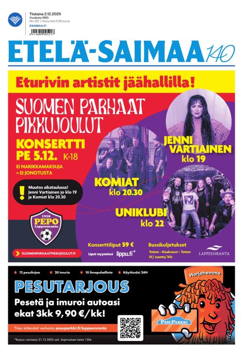 Etelä-Saimaa 2.12.2025