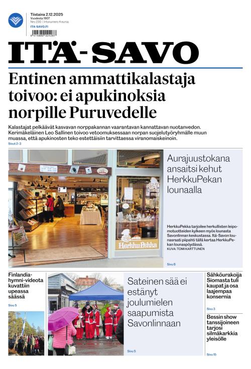 Itä-Savo 2.12.2025