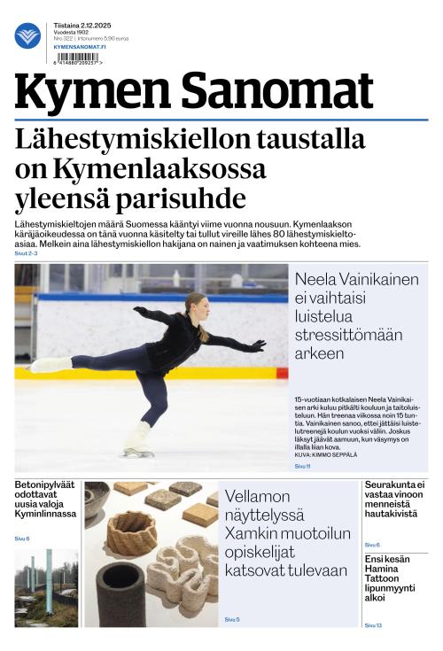 Kymen Sanomat 2.12.2025