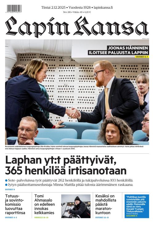 Lapin Kansa 2.12.2025