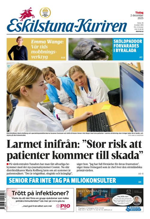 Eskilstuna-Kuriren 2.12.2025