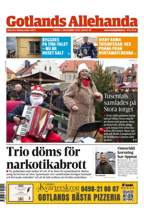 Gotlands Allehanda 2.12.2025