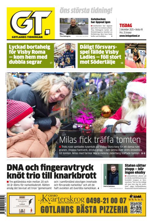 Gotlands Tidningar 2.12.2025
