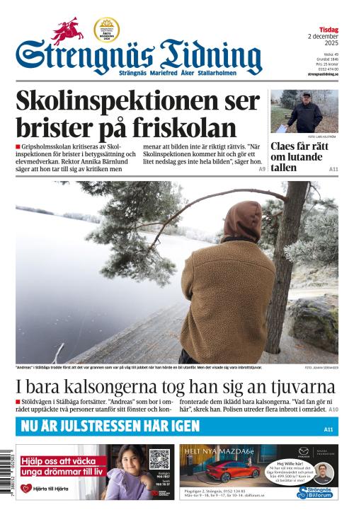 Strengnäs Tidning 2.12.2025