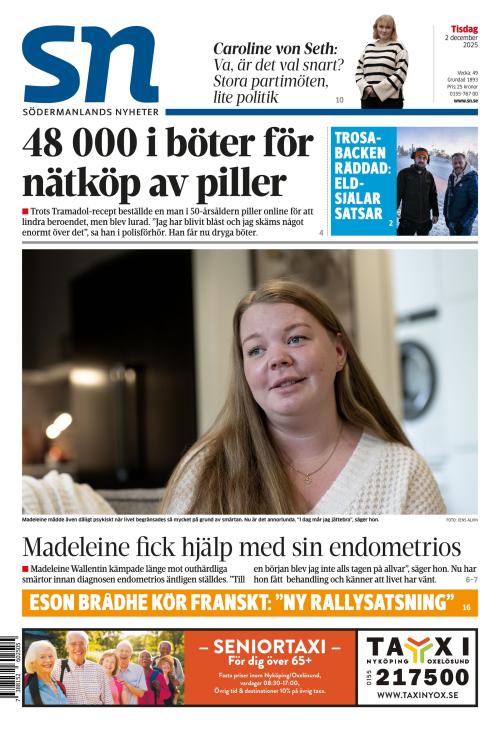 Södermanlands Nyheter 2.12.2025