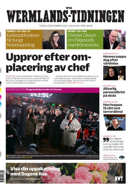 Nya Wermlands-Tidningen 2.12.2025
