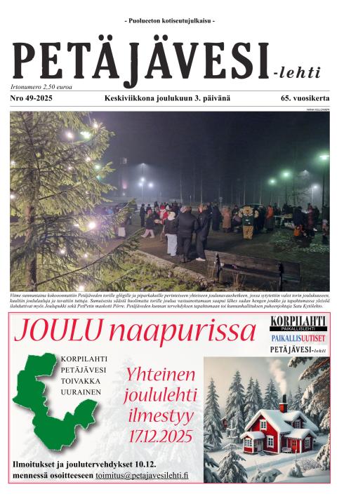 Petäjävesi 3.12.2025