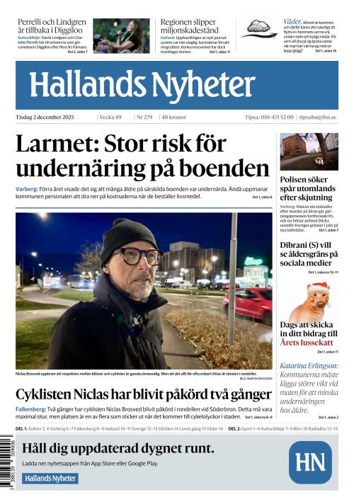 Hallands Nyheter 2.12.2025