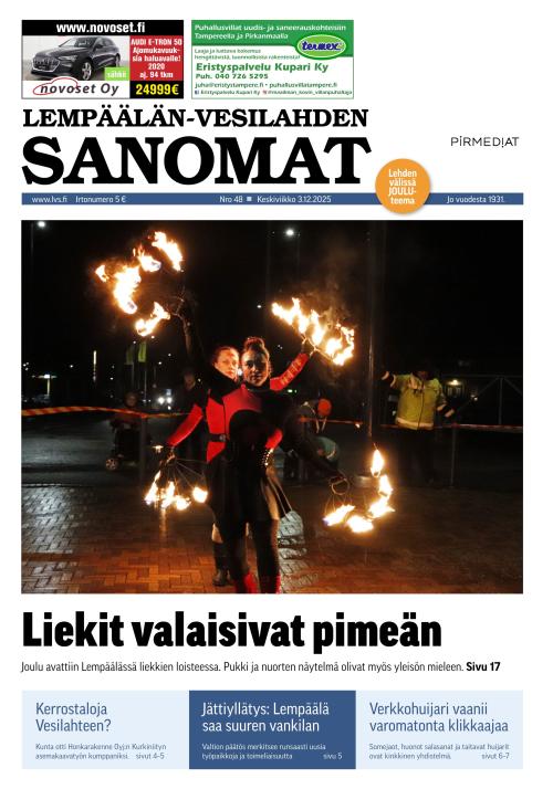Lempäälän-Vesilahden Sanomat 3.12.2025
