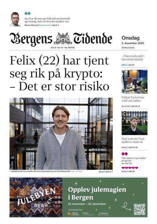 Bergens Tidende (NO) 3.12.2025