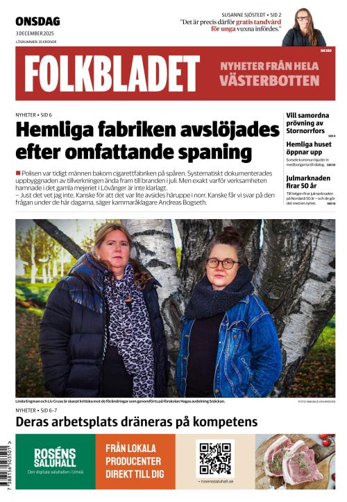 Folkbladet (Västerbotten) (SE) 3.12.2025