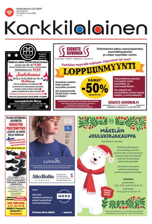 Karkkilalainen 3.12.2025