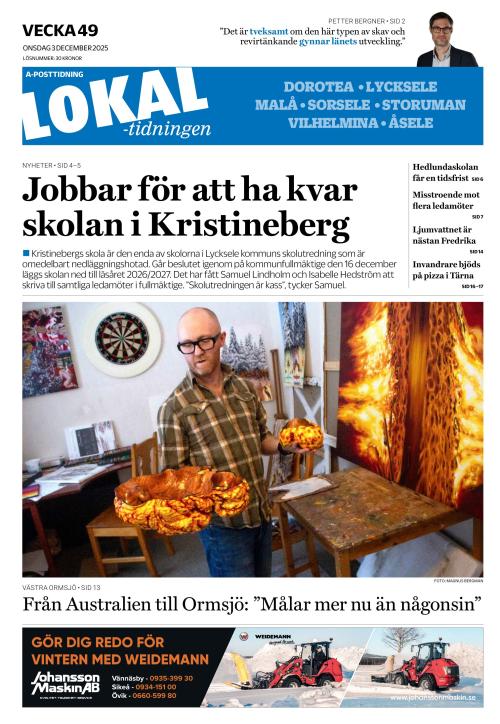 Lokaltidningen 3.12.2025