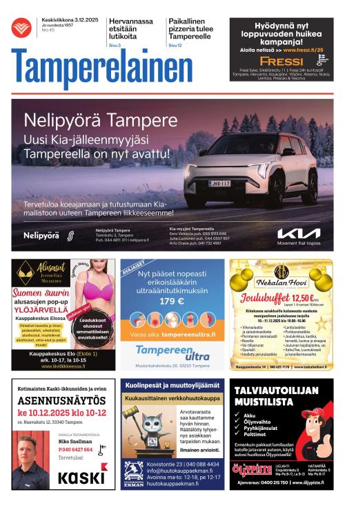 Tamperelainen 3.12.2025
