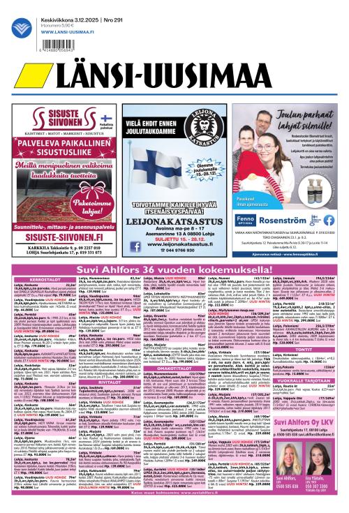 Länsi-Uusimaa 3.12.2025