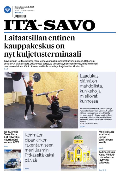 Itä-Savo 3.12.2025