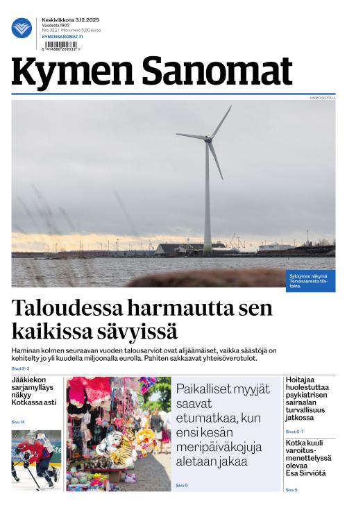 Kymen Sanomat 3.12.2025