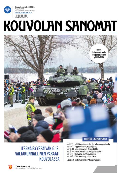 Kouvolan Sanomat 3.12.2025