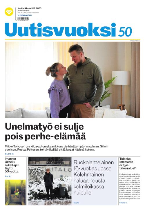 Uutisvuoksi 3.12.2025