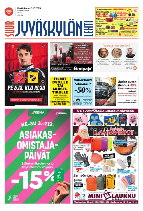 Suur-Jyväskylän Lehti 3.12.2025