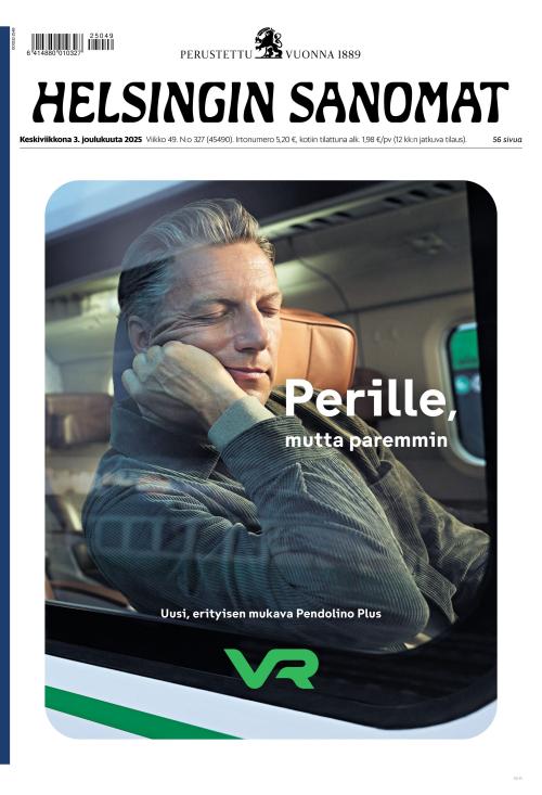 Helsingin Sanomat 3.12.2025