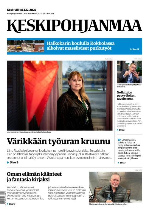 Keskipohjanmaa 3.12.2025